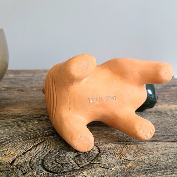 Vintage Chia terracotta cat planter. Chiapet. - Picture 8 of 9